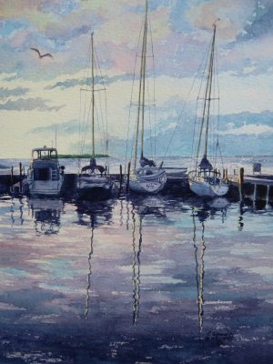 Connie Glowacki Watercolor Painting Door County