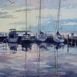 Connie Glowacki Watercolor Painting Door County