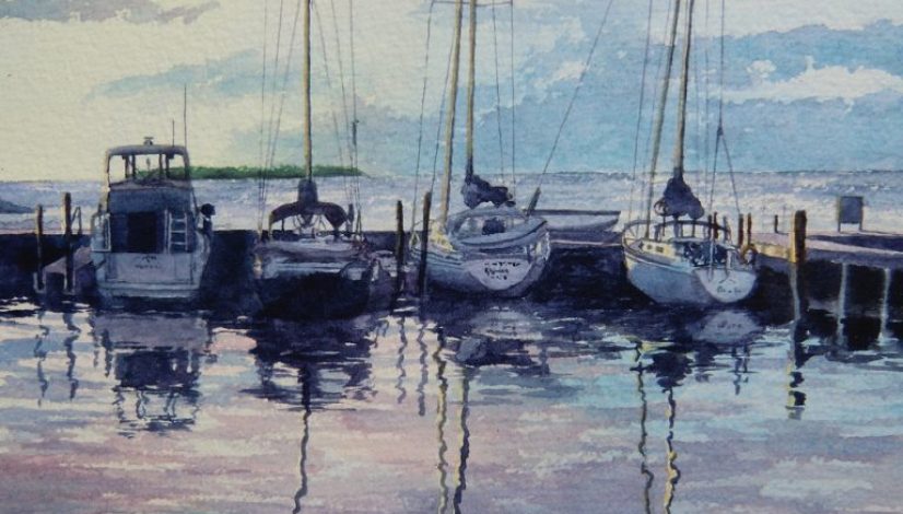 Connie Glowacki Watercolor Painting Door County